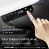 Fortia Sit To Stand Up Standing Desk, 150x70cm, 62-128cm Electric Height Adjustable, Dual Motor, 120kg Load, Arched, White/Black Frame - Image 9
