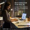 Fortia Sit To Stand Up Standing Desk, 160x75cm, 62-128cm Electric Height Adjustable, Dual Motor, 120kg Load, Arched, Walnut Style/Silver Frame - Image 4