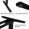 Fortia Sit To Stand Up Standing Desk, 150x70cm, 62-128cm Electric Height Adjustable, Dual Motor, 120kg Load, Arched, Black/White Frame - Image 8
