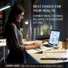 Fortia Sit To Stand Up Standing Desk, 160x75cm, 62-128cm Electric Height Adjustable, Dual Motor, 120kg Load, Black/Black Frame - Image 4