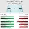 Fortia Sit To Stand Up Standing Desk, 150x70cm, 62-128cm Electric Height Adjustable, Dual Motor, 120kg Load, Walnut Style/Silver Frame - Image 2