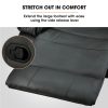 FORTIA Luxury Recliner Lounge Chair, Single Faux Leather Armchair, for Home Theatre Cinema, Elderly, Black - Image 9