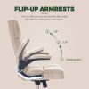 Velvet Home Ergonomic Swivel Adjustable Tilt Angle and Flip-up Arms Office Chair - Image 10