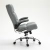 Soft Velvet Home Ergonomic Swivel Adjustable Tilt Angle and Flip-up Arms Office Chair - Image 6
