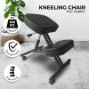 EKKIO Adjustable Ergonomic Office Kneeling Chair (Black) - Image 2