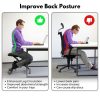 EKKIO Adjustable Ergonomic Office Kneeling Chair (Black) - Image 4