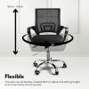 EKKIO Ergonomic Office Chair with Breathable Mesh Design and Lumbar Back Support (Black) - Image 6