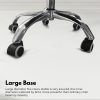 EKKIO Ergonomic Office Chair with Breathable Mesh Design and Lumbar Back Support (Grey) - Image 4