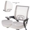 EKKIO Ergonomic Office Chair with Breathable Mesh Design and Lumbar Back Support (Grey) - Image 7