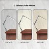 GOMINIMO LED Swing Arm Desk Lamp with Clamp (White) - Image 2