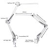 GOMINIMO LED Swing Arm Desk Lamp with Clamp (White) - Image 7