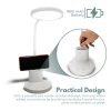 GOMINIMO Desk Lamp With Pen And Phone Holder (White) - Image 6