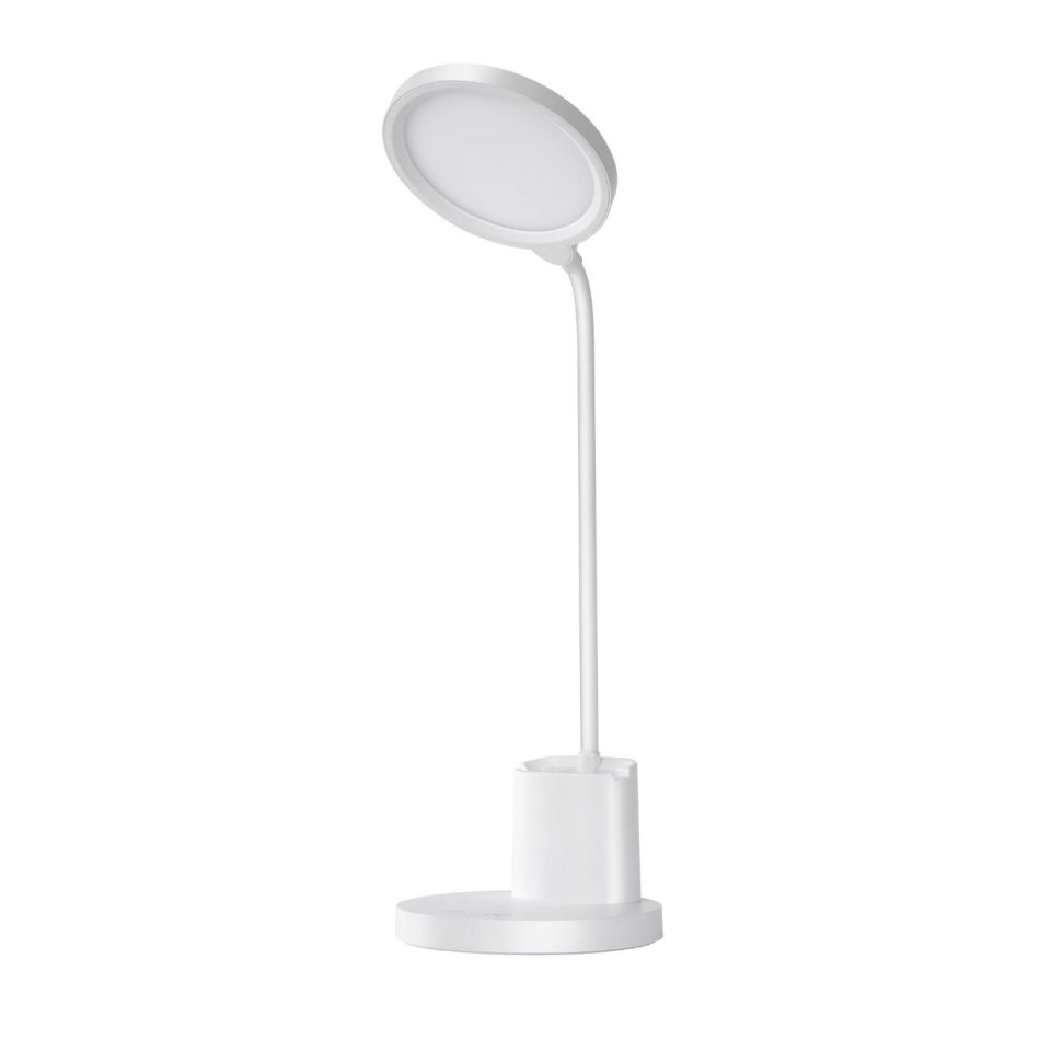 GOMINIMO Desk Lamp With Pen And Phone Holder (White) - Image 9