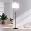 Sarantino Height-Adjustable Metal Floor Lamp Matte Black - Image 10