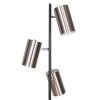 Sarantino 3-Shade Metal Floor Lamp Nickel & Matte Black Finish - Image 2