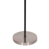 Sarantino 3-Shade Metal Floor Lamp Nickel & Matte Black Finish - Image 3