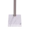 Sarantino 3-Light Metal Arc Floor Lamp - Nickel & Marble Finish - Image 3