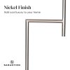 Sarantino Nickel Metal Arc Floor Lamp - Image 5