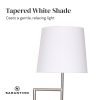 Sarantino Nickel Metal Arc Floor Lamp - Image 6