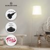 Sarantino Nickel Metal Arc Floor Lamp - Image 9