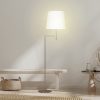 Sarantino Nickel Metal Arc Floor Lamp - Image 10