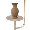 Sarantino Marble & Metal End Table Top Floor Lamp - Image 2