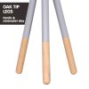 Sarantino Tripod Desk Lamp in Metal & Wood Nordic Minimalist Light - Image 4
