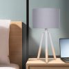Sarantino Tripod Desk Lamp in Metal & Wood Nordic Minimalist Light - Image 6