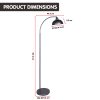 Sarantino Dark Grey Floor Lamp Industrial Chic Adjustable Angle - Image 2