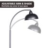 Sarantino Dark Grey Floor Lamp Industrial Chic Adjustable Angle - Image 4