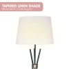 Sarantino Tripod Floor Lamp in Metal and Antique Brass - Image 3