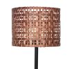 Sarantino Rattan Desk Lamp With Black Marble Base - Image 3