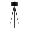 Sarantino Minimalist Modern Tripod Floor Lamp Black - Image 2