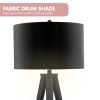 Sarantino Minimalist Modern Tripod Floor Lamp Black - Image 5