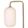 Sarantino Metal Floor Lamp With Opal Glass Shade - Image 3