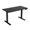 140cm Standing Desk Height Adjustable Sit Stand Motorised White Dual Motors Frame Maple Top - Image 22
