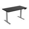 140cm Standing Desk Height Adjustable Sit Stand Motorised White Dual Motors Frame Maple Top - Image 23