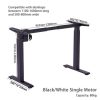 Standing Desk Height Adjustable Sit Stand Motorised White Single Motors Frame Top - Image 6