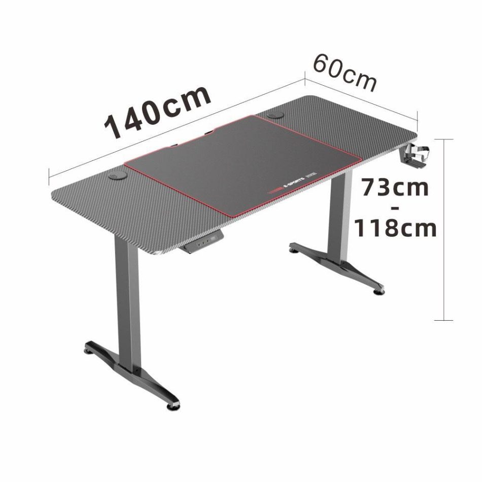 Gaming Standing Desk Home Office Lift Electric Height Adjustable Sit To Stand Motorized Standing Desk 1675 - Image 6