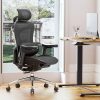 SIHOO A3 Doro C300 Ergonomics Executive Office Chair with Footrest Black - Image 2