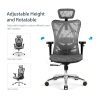 Sihoo M57 Ergonomic Office Chair, Computer Chair Desk Chair High Back Chair Breathable,3D Armrest and Lumbar Support Black with Footrest - Image 2
