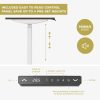 120cm Standing Desk Height Adjustable Sit Grey Stand Motorised Single Motor Frame White Top - Image 3