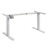 140cm Standing Desk Height Adjustable Sit Stand Motorised Grey Single Motor Frame Maple Top - Image 21