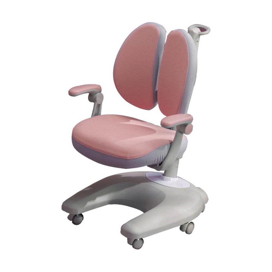 Solid Rubber Wood Height Adjustable Children Kids Ergonomic Pink Study Desk Chair 120cm AU - Image 6