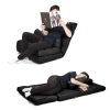 Lounge Couch Sofa Bed Double Seat Leather GEMINI BLACK - Image 7