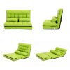 Lounge Couch Sofa Bed Double Seat Leather GEMINI GREEN - Image 4