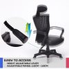 Ergonomic Korean Office Chair CHILL BLACK - Image 5
