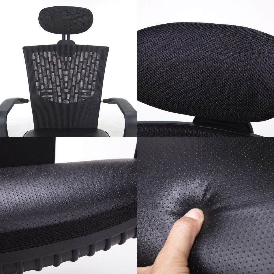 Ergonomic Korean Office Chair CHILL BLACK - Image 11