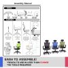 Ergonomic Korean Office Chair CHILL BLACK - Image 13
