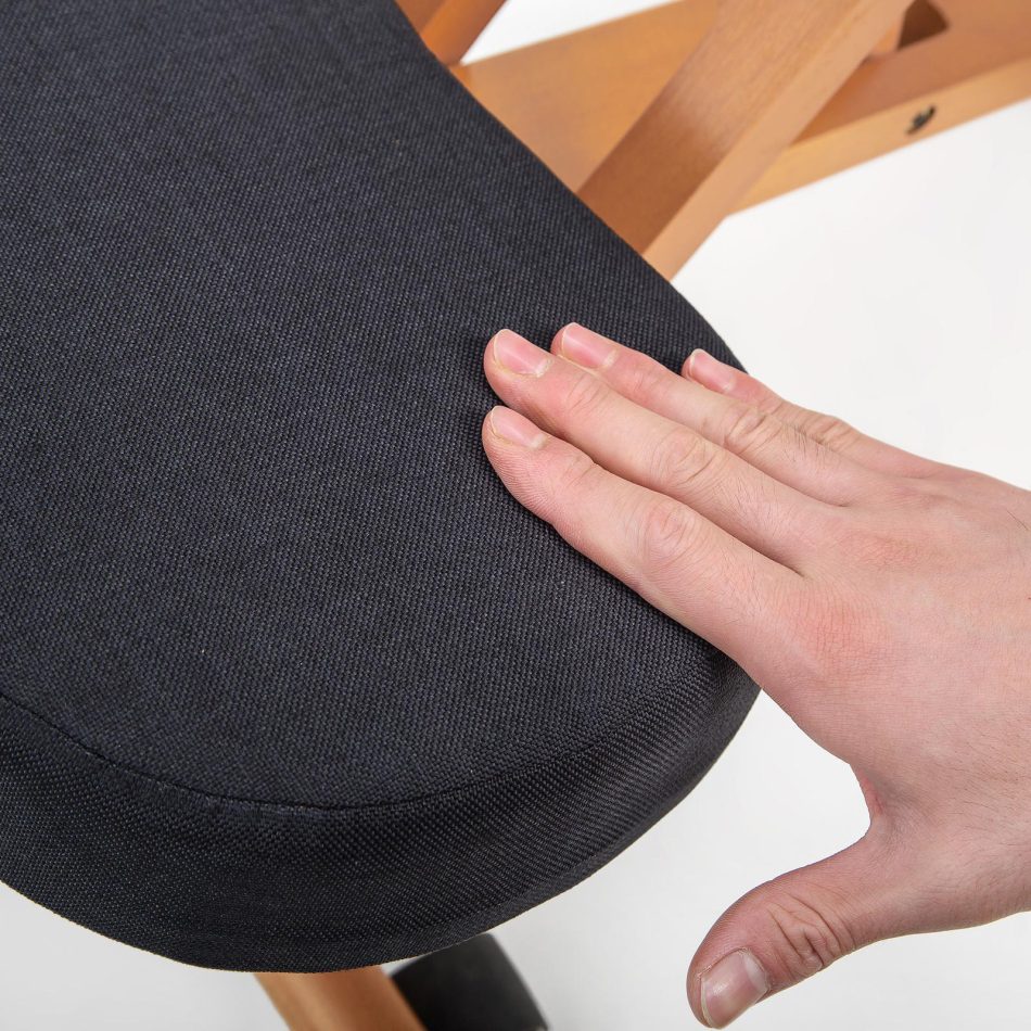 Ergonomic Adjustable Kneeling Chair BLACK - Image 4